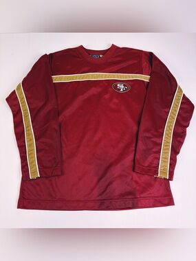 San Francisco 49ers Pro Tuff Shirt Youth L
14/16 NFL Red/Maroon Gold Long Sleeve